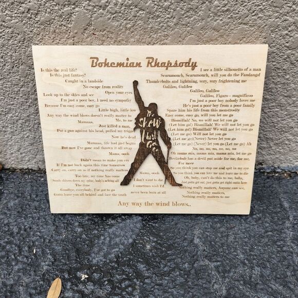 Bohemian Rhapsody Engrave